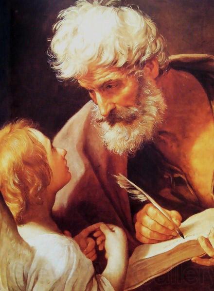 Guido Reni St Matthew and the angel Germany oil painting art